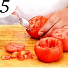  помидоры фаршированные сыром, 