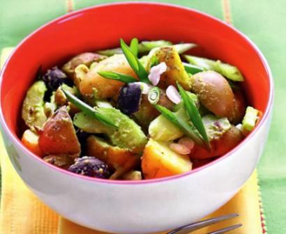 картофельный салат с оливками  