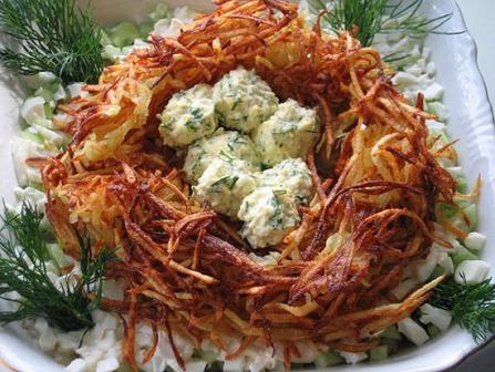 салат гнездо рецепт +с фото