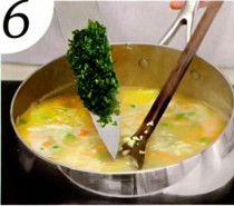 вкусный овощной суп	